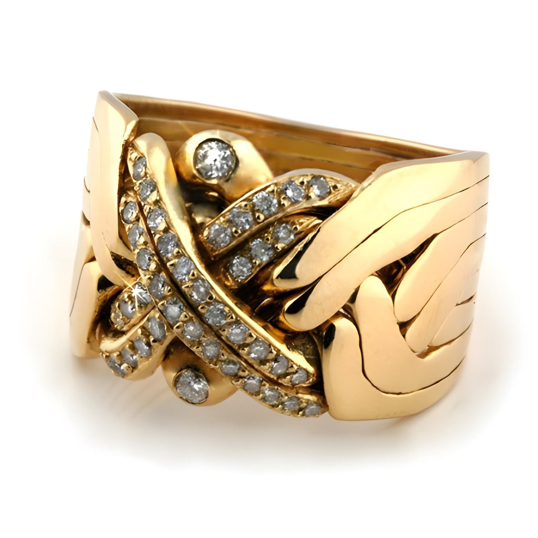Puzzle Rings 8B141DF – Puzzle Ring Store
