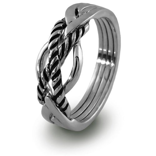 4 Band Puzzle Rings Puzzle Ring Store